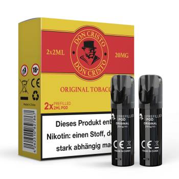 Don Cristo – Original Tobacco – Prefilled Pod 2er Pack