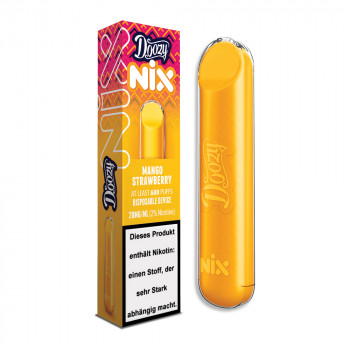 Doozy NIX E-Zigarette 600 Züge 500mAh 20mg NicSalt Mango Strawberry
