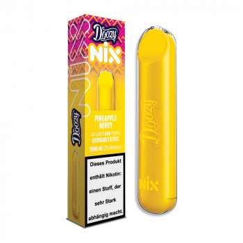Doozy NIX E-Zigarette 600 Züge 500mAh 20mg NicSalt Pineapple Berry