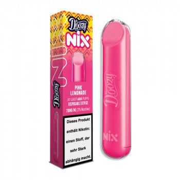 Doozy NIX E-Zigarette 600 Züge 500mAh NicSalt Pink Lemonade