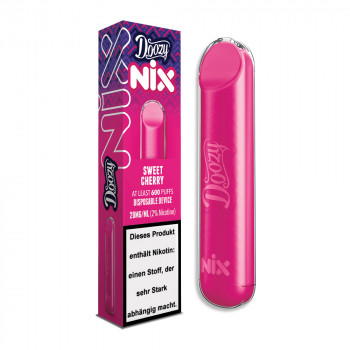 Doozy NIX E-Zigarette 600 Züge 500mAh NicSalt Sweet Cherry Doozy NIX E-Zigarette 600 Züge 500mAh NicSalt Sweet Cherry