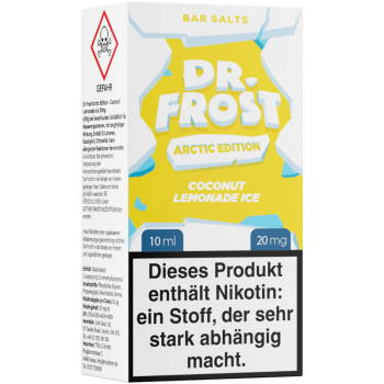 Dr. Frost Coconut Lemonade Ice – Arctic Edition NicSalt Liquid 10ml / 20mg