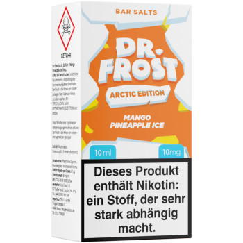 Dr. Frost Mango Pineapple Ice – Arctic Edition NicSalt Liquid 10ml / 10mg