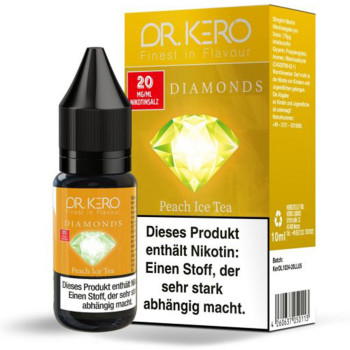 Dr. Kero Diamonds V2 Peach Ice Tea NicSalt Liquid 10ml / 20mg