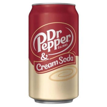 Dr. Pepper & Cream Soda 355ml Erfrischungsgetränk