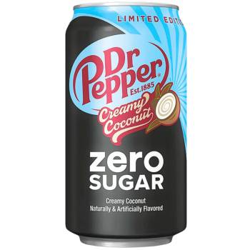 Dr. Pepper Creamy Coconut Zero Sugar 355ml
