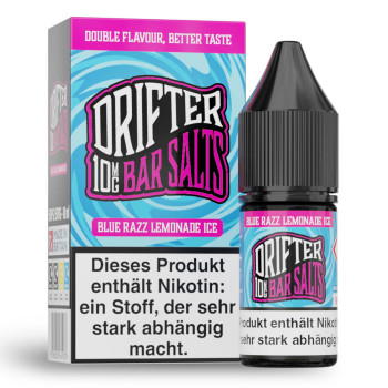 Drifter Bar Salts Blue Razz Lemonade Ice NicSalt Liquid 10ml / 10mg