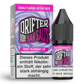 Drifter Bar Salts Sweet Blueberry Ice NicSalt Liquid 10ml / 10mg