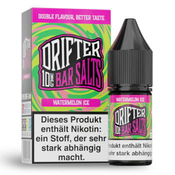 Drifter Bar Salts Watermelon Ice NicSalt Liquid 10ml / 10mg