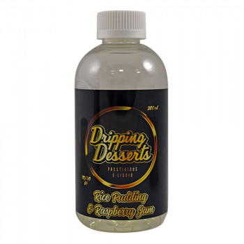 Rice Pudding & Raspberry Jam 200ml Shortfill Liquid by Dripping Desserts Rice Pudding & Raspberry Jam 200ml Shortfill Liquid by Dripping Desserts