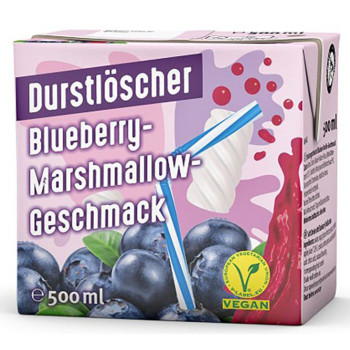 Durstlöscher Blueberry Marshmallow Erfrischungsgetränk