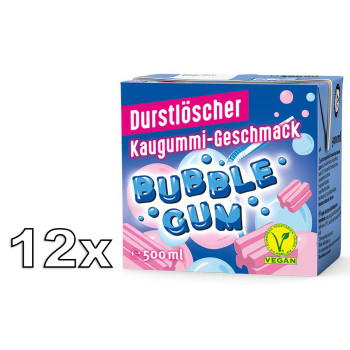 Durstlöscher Bubble Gum Erfrischungsgetränk 12x500ml