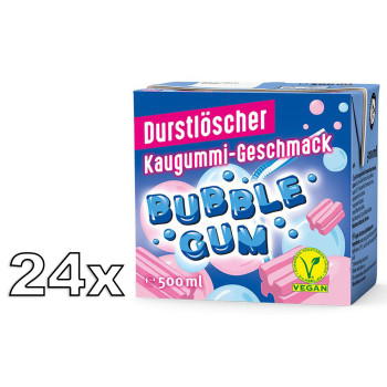 Durstlöscher Bubble Gum Erfrischungsgetränk 24x500ml