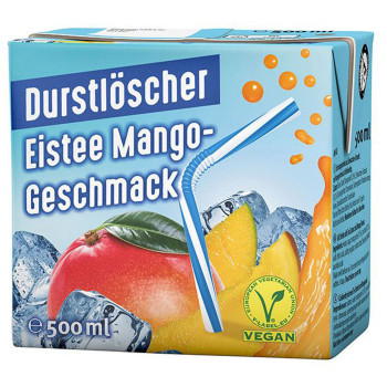 Durstlöscher Eistee Mango Erfrischungsgetränk