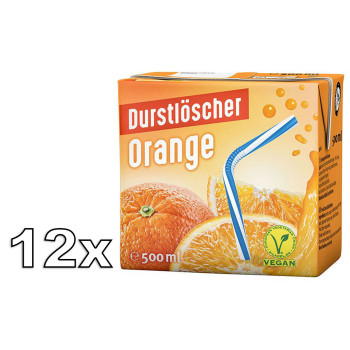 Durstlöscher Orange 500ml Erfrischungsgetränk 12x500ml