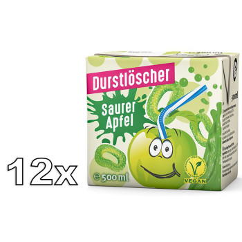 Durstlöscher Saurer Apfel Erfrischungsgetränk 12x500ml