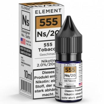 555 Tabak Ns20 10ml 20mg by Element e-Liquid