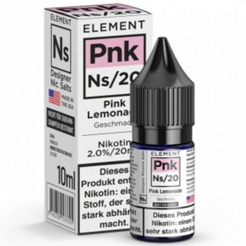 Pnk Pink Lemonade Ns20 10ml 20mg by Element e-Liquid