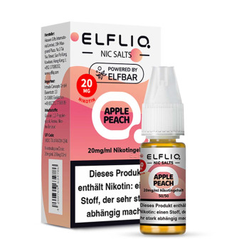 ELFLIQ – Apple Peach NicSalt Liquid by Elf Bar