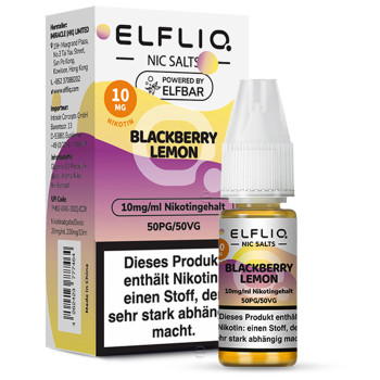 ELFLIQ – Blackberry Lemon NicSalt Liquid