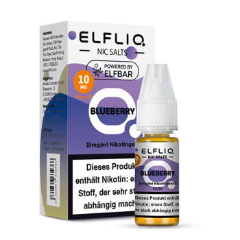 ELFLIQ – Blueberry NicSalt Liquid by Elf Bar 10ml / 10mg