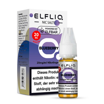 ELFLIQ – Blueberry NicSalt Liquid by Elf Bar