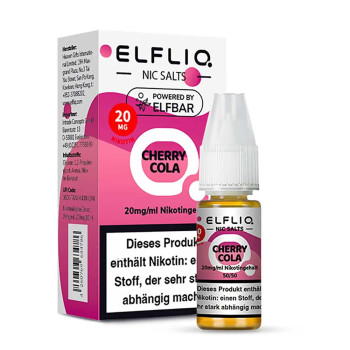 ELFLIQ – Cherry Cola NicSalt Liquid by Elf Bar 10ml / 20mg