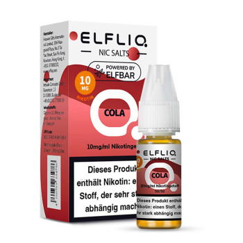 ELFLIQ – Cola NicSalt Liquid by Elf Bar 10ml / 10mg