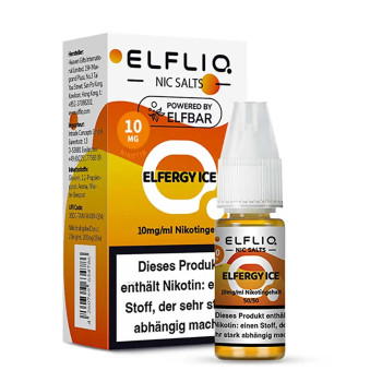 ELFLIQ – Elfergy Ice NicSalt Liquid by Elf Bar 10ml / 10mg