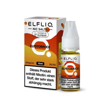 ELFLIQ – Elfstorm Ice NicSalt Liquid by Elf Bar 10ml / 10mg