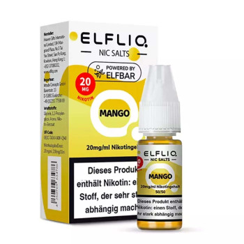 ELFLIQ – Mango NicSalt Liquid by Elf Bar