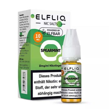 ELFLIQ – Spearmint NicSalt Liquid by Elf Bar 10ml / 10mg