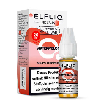 ELFLIQ – Watermelon NicSalt Liquid by Elf Bar
