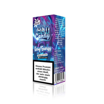 Easy Energy 10ml NicSalt Liquid by Bad Candy