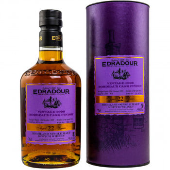 Edradour 1999/2022 - 22 y.o. Bordeaux Finish Casks 803+804 Single Malt Scotch Whisky 55.8% Vol. 700ml