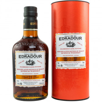 Edradour 2000/2022 - 21 y.o. Sherry Finish #3154+3155 Single Malt Scotch Whisky 55.8% Vol. 700ml