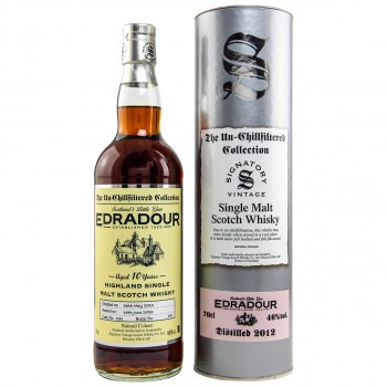 Edradour Vintage 2012 Signatory Un-Chillfiltered Single Malt Scotch Whisky 46% vol. 0,70l