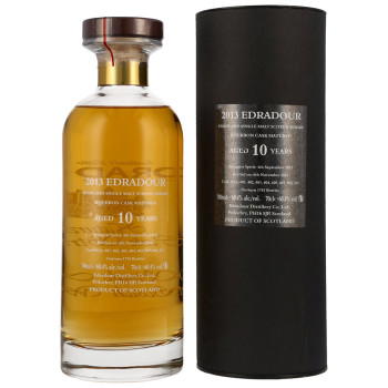 Edradour 2013/2023 10 Jahre Whisky Natural Cask Strength Ibisco Bourbon 60,4% Vol. 700ml