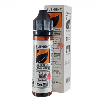 Hazelnut Tobacco 50ml Shortfill Liquid by Element
