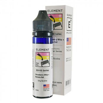 Strawberry Whip & Banana Nut 50ml Shortfill Liquid by Element