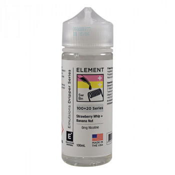 Strawberry Whip + Banana Nut Dripper Serie (100ml) Shortfill by Element E-Liquid