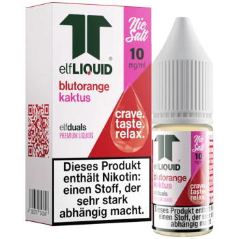 Elf-Liquid Dual Blutorange Kaktus NicSalt Liquid 10ml / 10mg