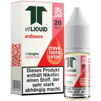 Elf-Liquid Single Erdbeere NicSalt Liquid 10ml / 20mg