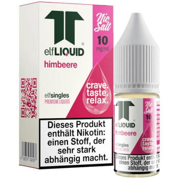 Elf-Liquid Single Himbeere NicSalt Liquid 10ml / 10mg