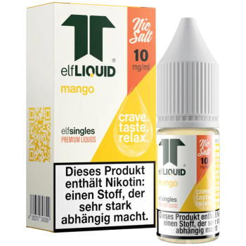 Elf-Liquid Single Mango NicSalt Liquid 10ml / 10mg