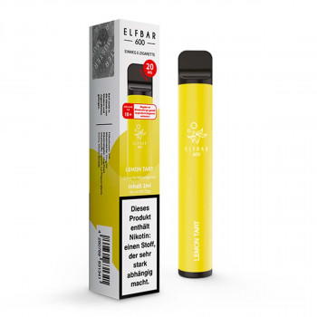 Elf Bar 600 E-Zigarette 600 Züge 550mAh Lemon Tart 20mg