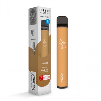 Elf Bar 600 E-Zigarette 600 Züge 550mAh Tobacco