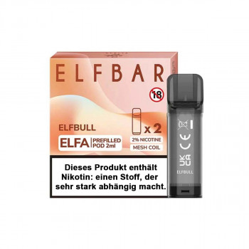 Elf Bar ELFA 2ml 20mg NicSalt Prefilled Pods 2er Pack Elfergy