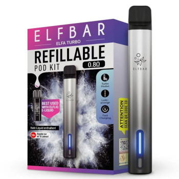 ElfBar ELFA Turbo Pod System Kit Schwarz