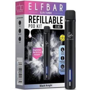 ElfBar ELFA Turbo Pod System Kit Full Black